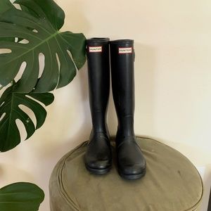 New Hunter Rain Boots Black